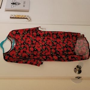 LuLaRoe Irma High-Low Top Size M NWT